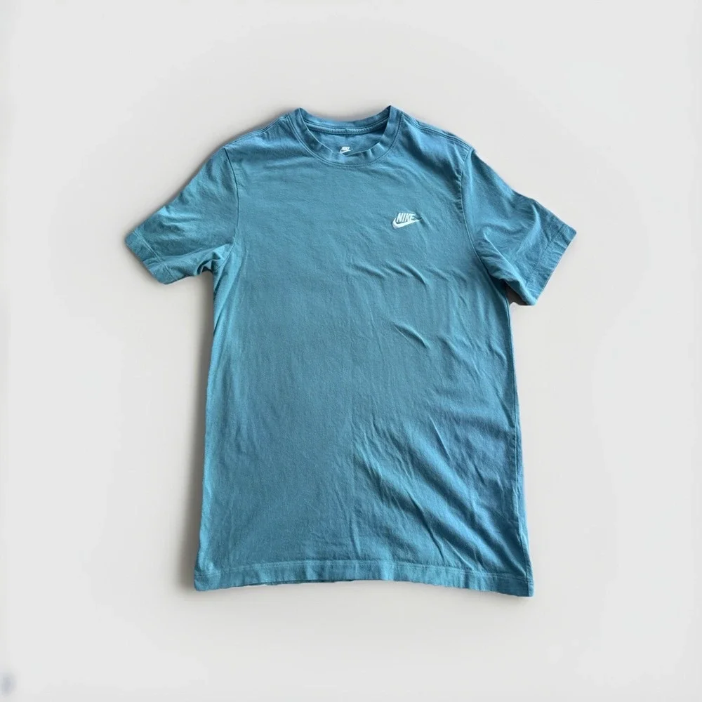 The Nike Tee Women's Longline Blue T Shirt Size Medium 100% Cotton